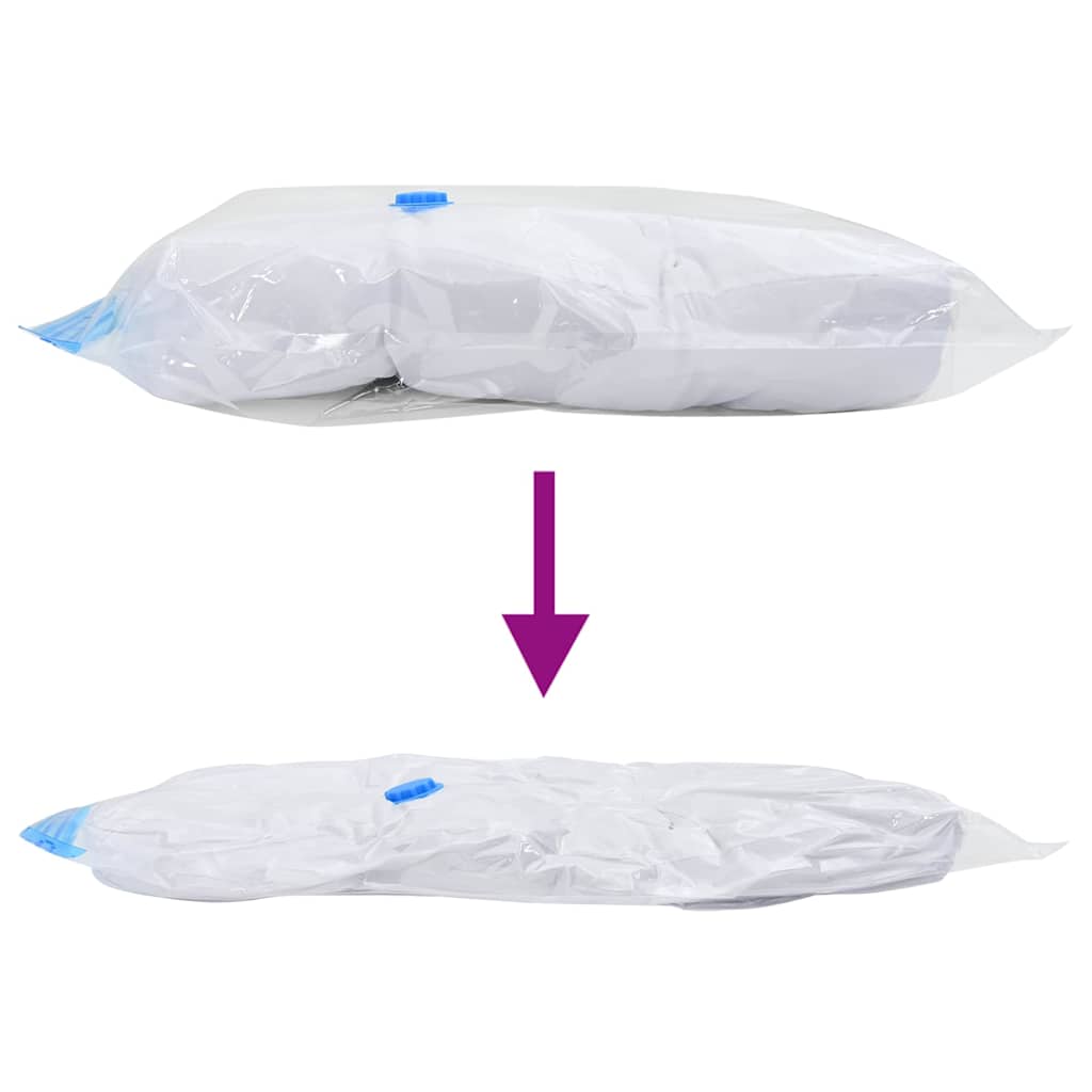Vreće za spremanje Zidne 5 pcs Transparentne i plave 60 x 40 cm