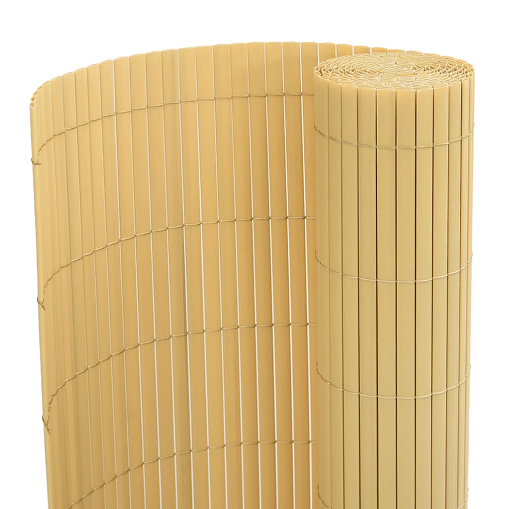 Vrtna ograda dvostrana žuta 1,8x3 m PVC
