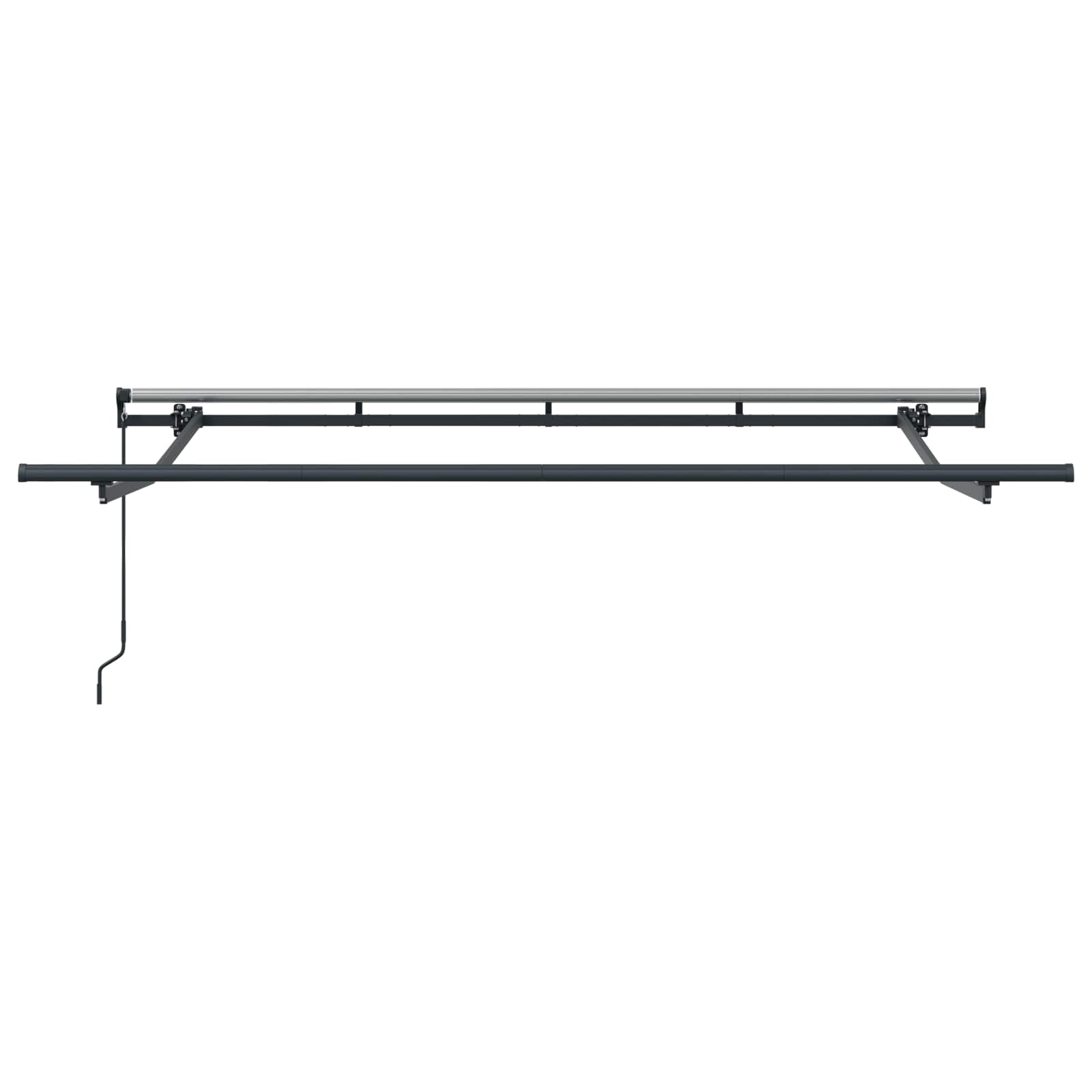 Skrovita tenda Zelena 250 x 200 cm tkanina