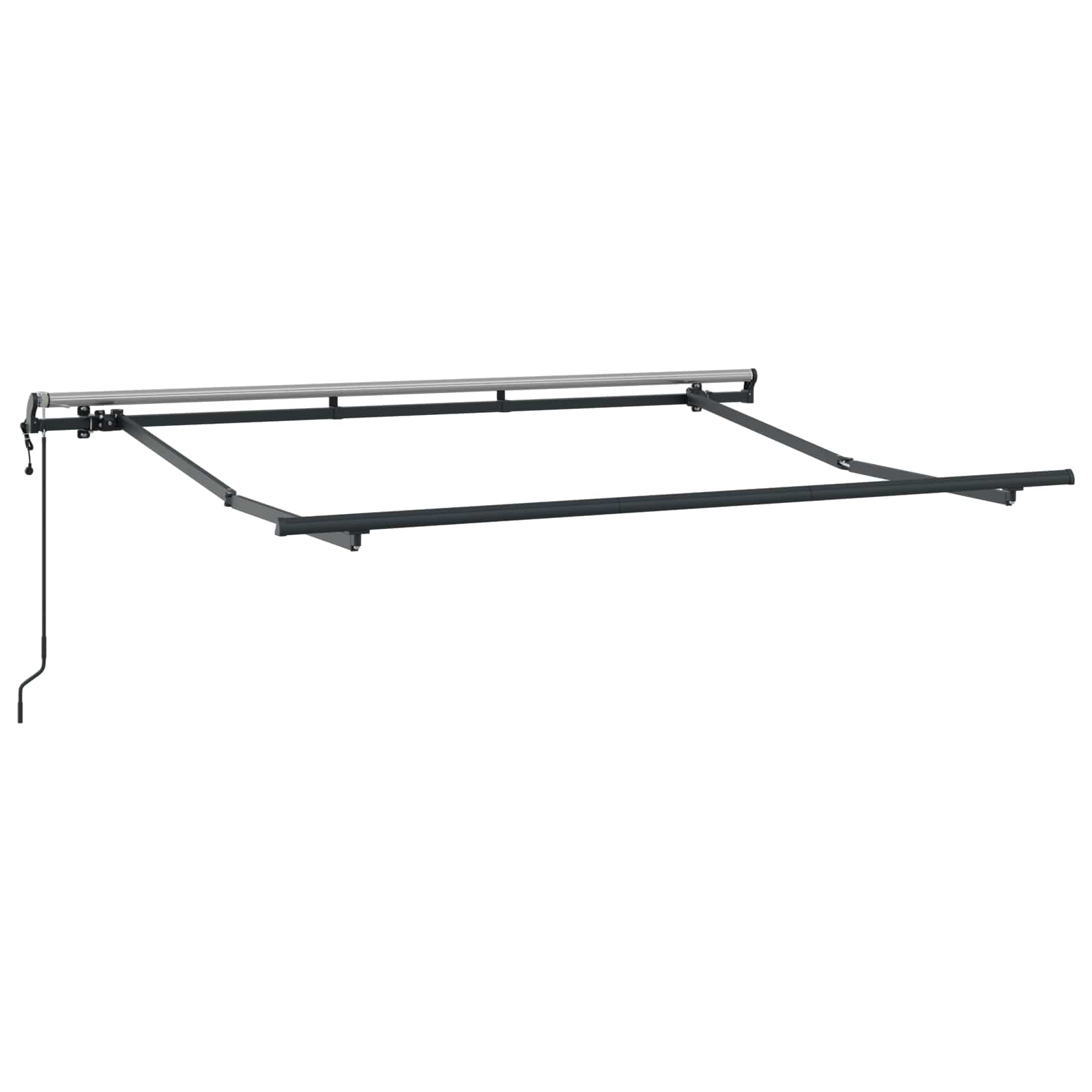 Skrovita tenda Zelena 300 x 200 cm tkanina