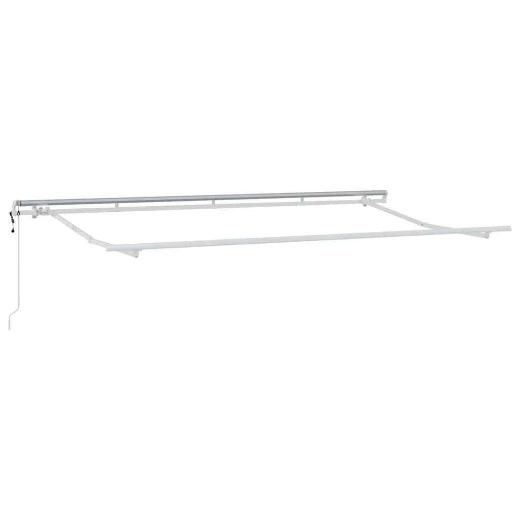 Skrovita tenda Narančasta 350 x 200 cm tkanina