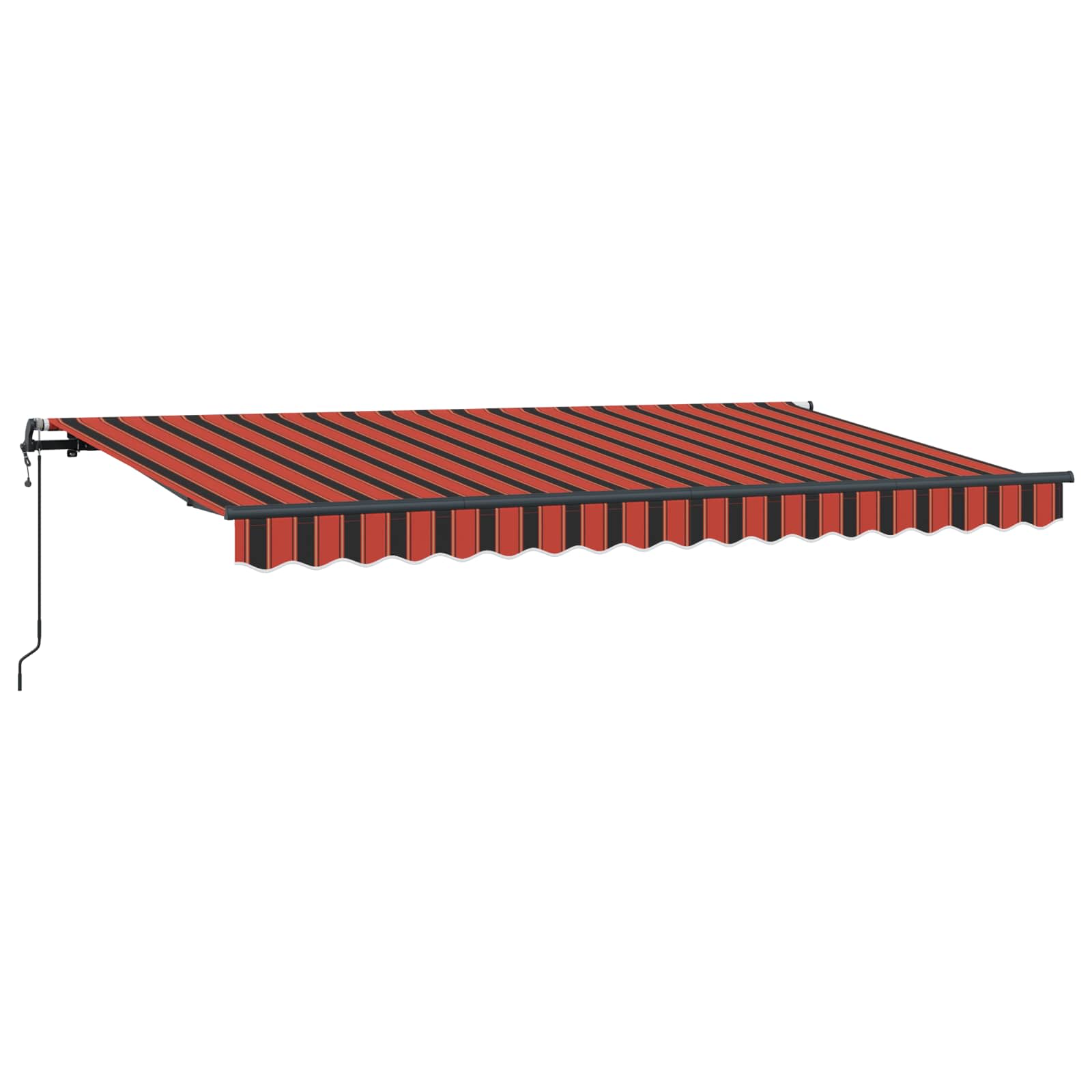 Skrovita tenda Narančasta 350 x 200 cm tkanina