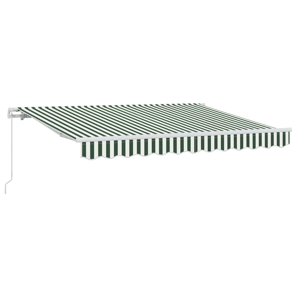 Skrovita tenda Zelena 350 x 200 cm tkanina