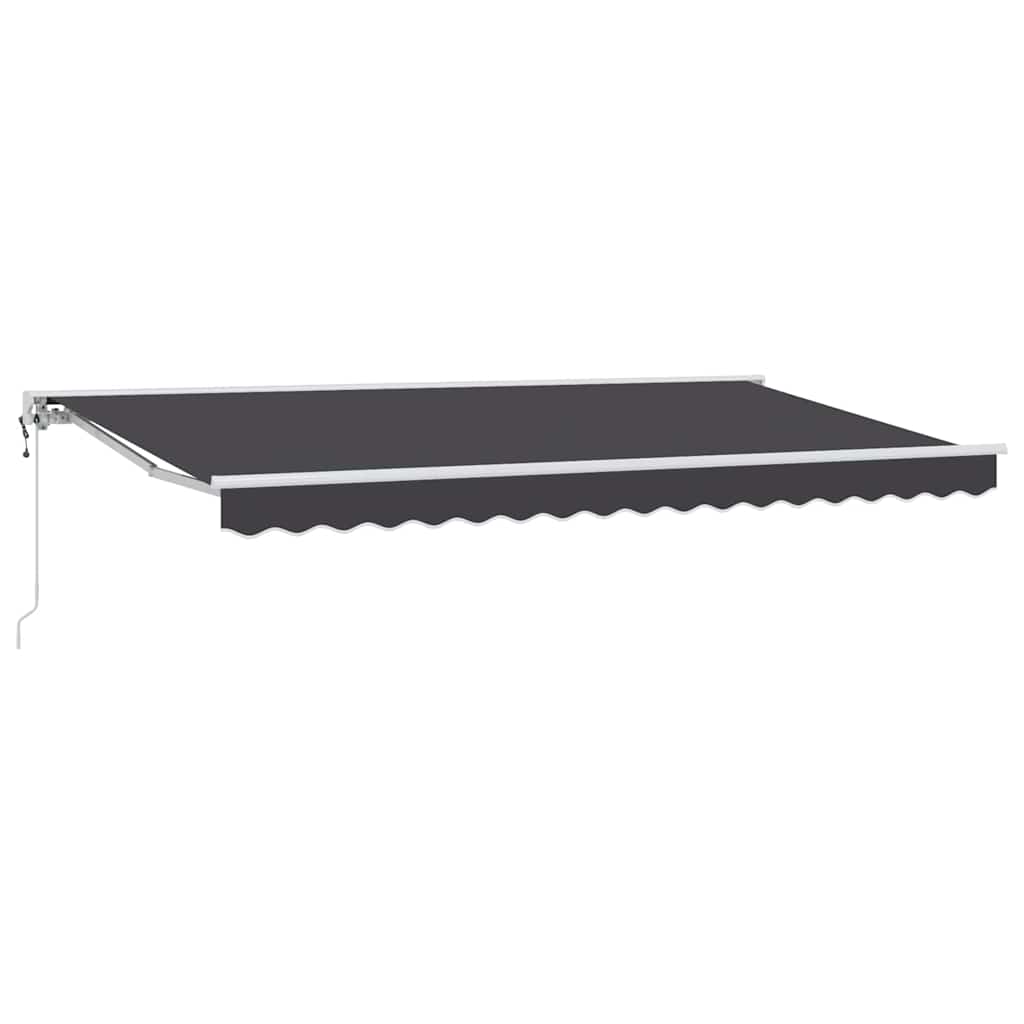 Okvir tende Antracit 400 x 200 cm Poliester s PU premazom