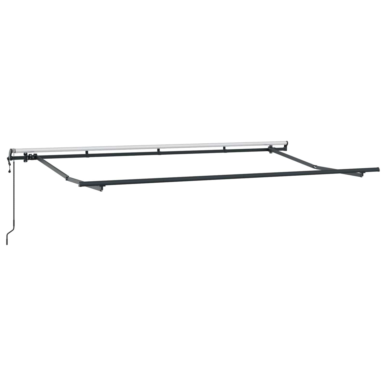 Skrovita tenda Zelena 400 x 200 cm tkanina