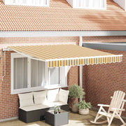 Povlačivi tende Šareni 300 x 250 cm Tkanina i Aluminij