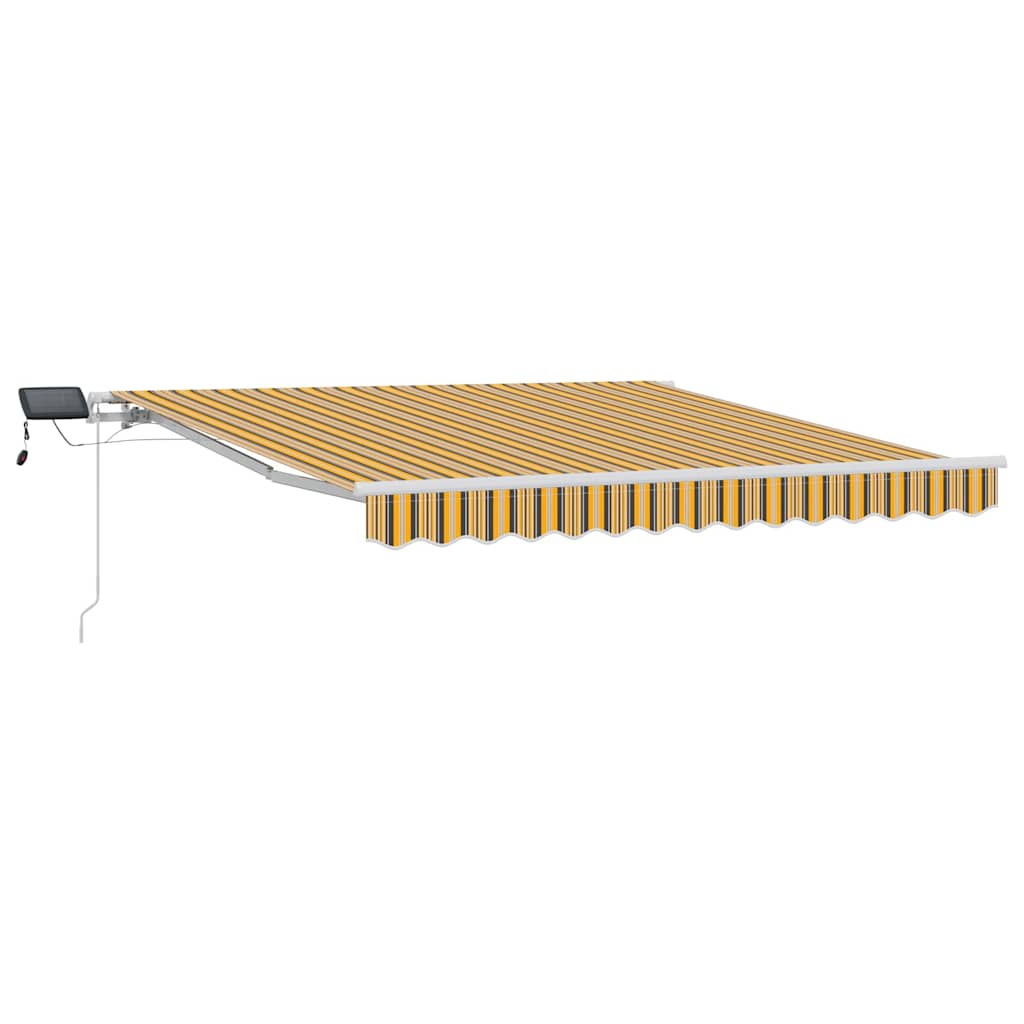 Povlačivi tende Šareni 350 x 250 cm Tkanina i Aluminij