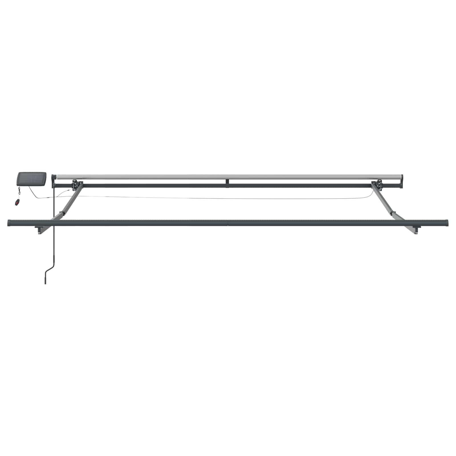 Povlačivi tende Šareni 350 x 250 cm Tkanina i Aluminij