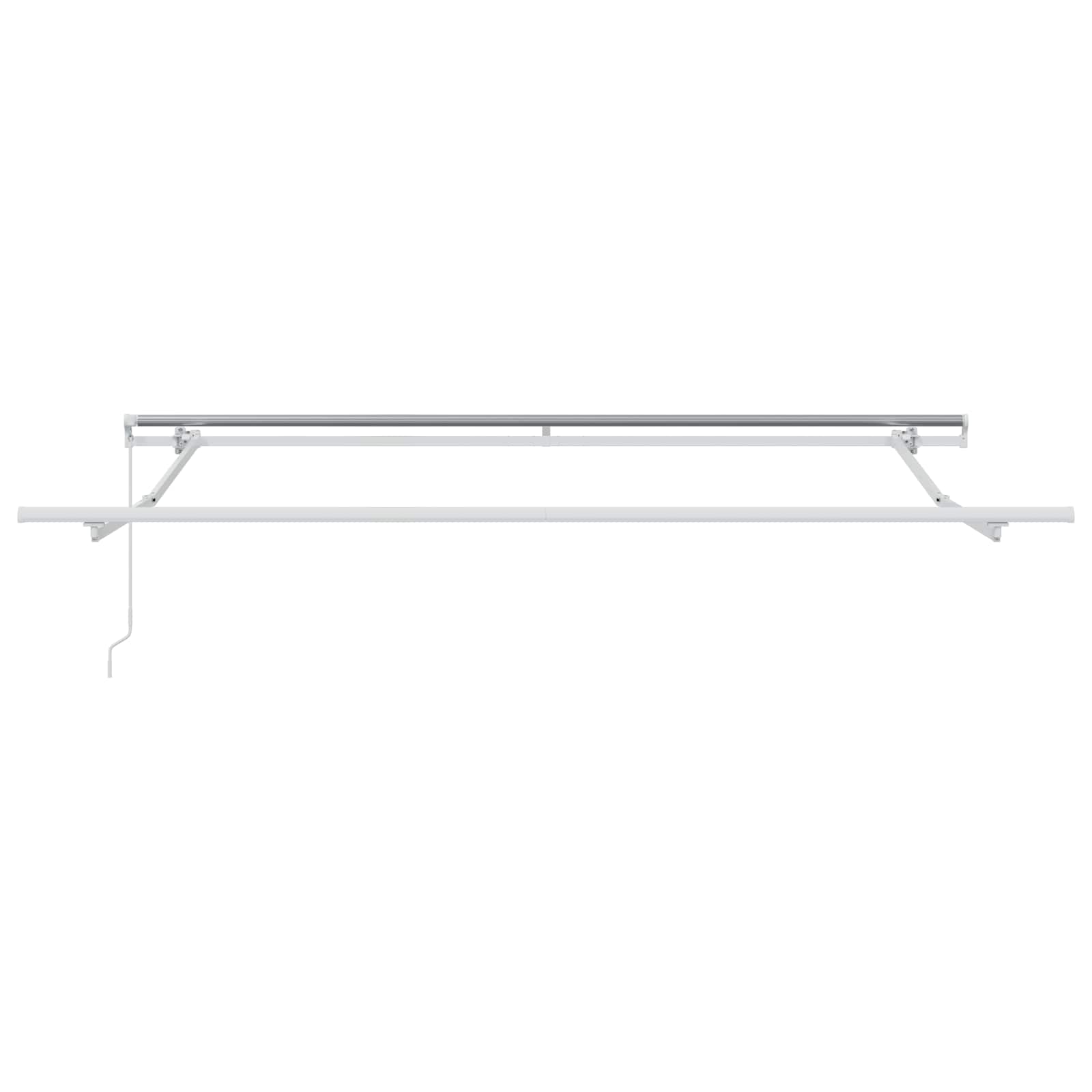 Povlačivi tende Crna 350 x 250 cm Poliester i aluminij