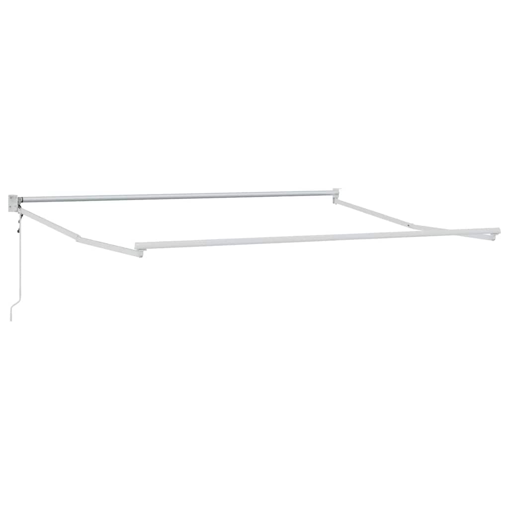 Nadstrešnica Bež 350 x 250 cm Poliester i metal