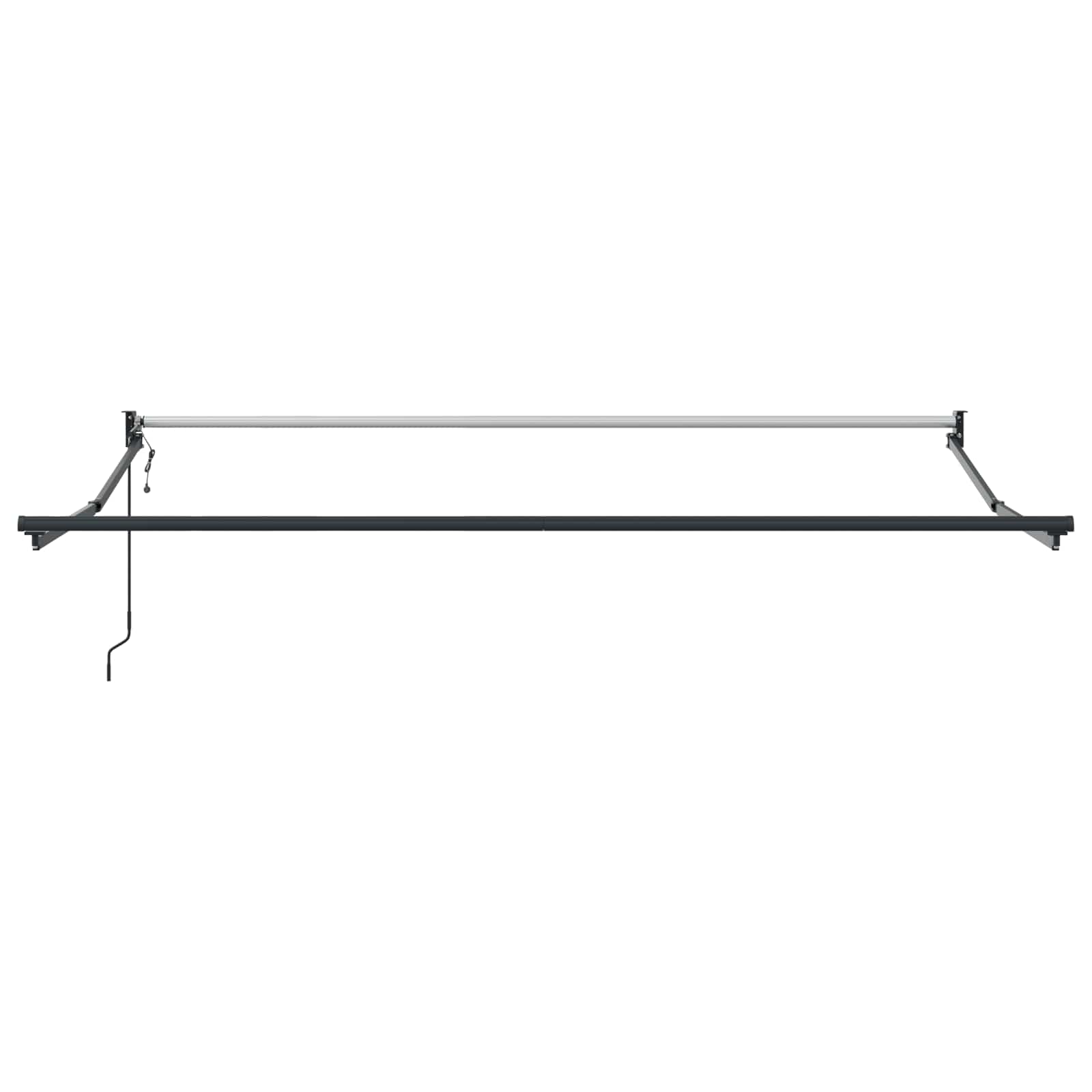 Nadstrešnica Bež 350 x 250 cm Poliester i metal