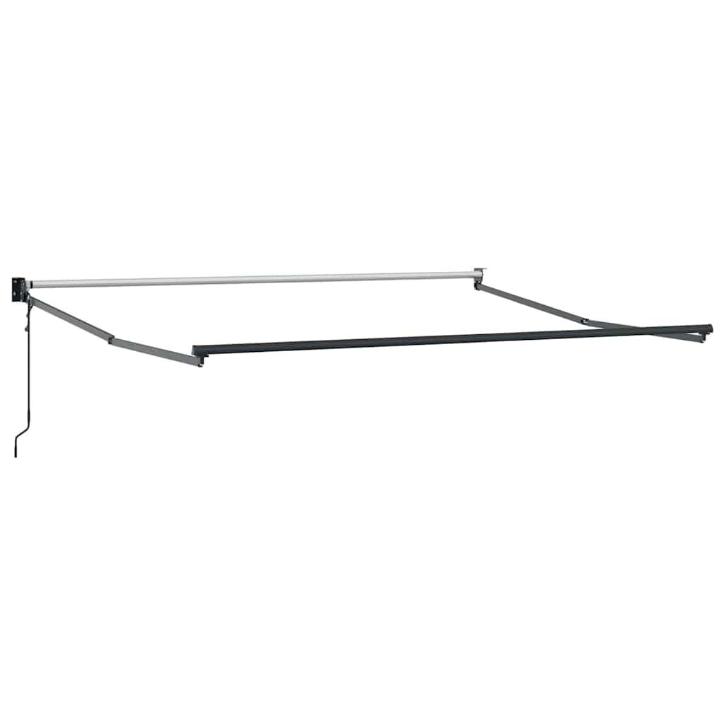 Nadstrešnica Crvena 350 x 250 cm Poliester i metal