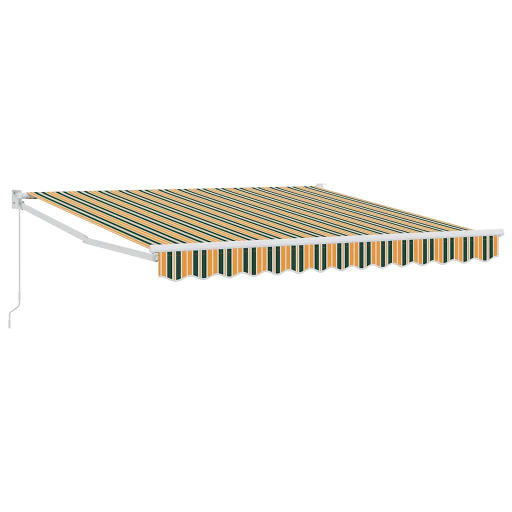 Povlačivi tende Zelena 350 x 250 cm 100% Poliester i Aluminij