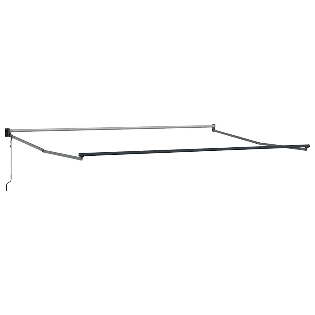Nadstrešnica Crvena i bijela 400 × 300 cm Poliester i metal