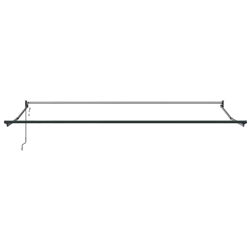 Nadstrešnica Crvena i bijela 400 × 300 cm Poliester i metal