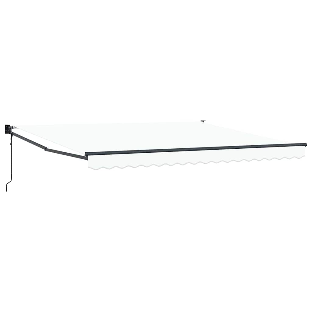 Nadstrešnica Bijela 400 × 300 cm Poliester i metal