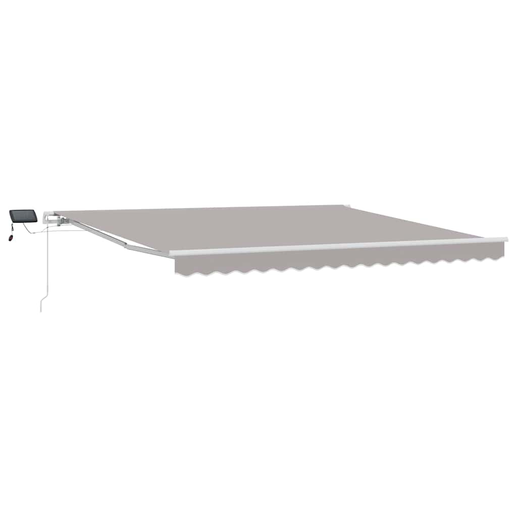 Povlačivi tende Svjetlosiva 400 × 300 cm Tkanina i Aluminij