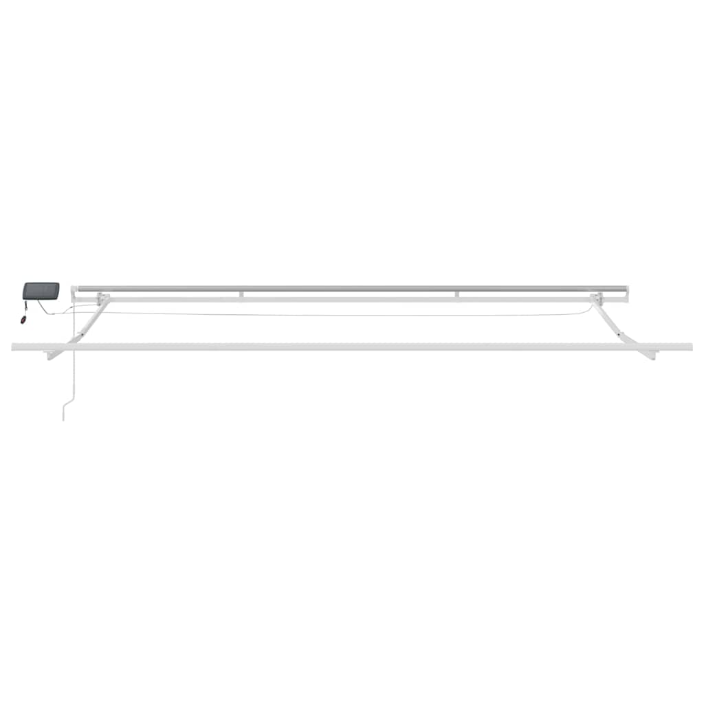 Povlačivi tende Svjetlosiva 400 × 300 cm Tkanina i Aluminij