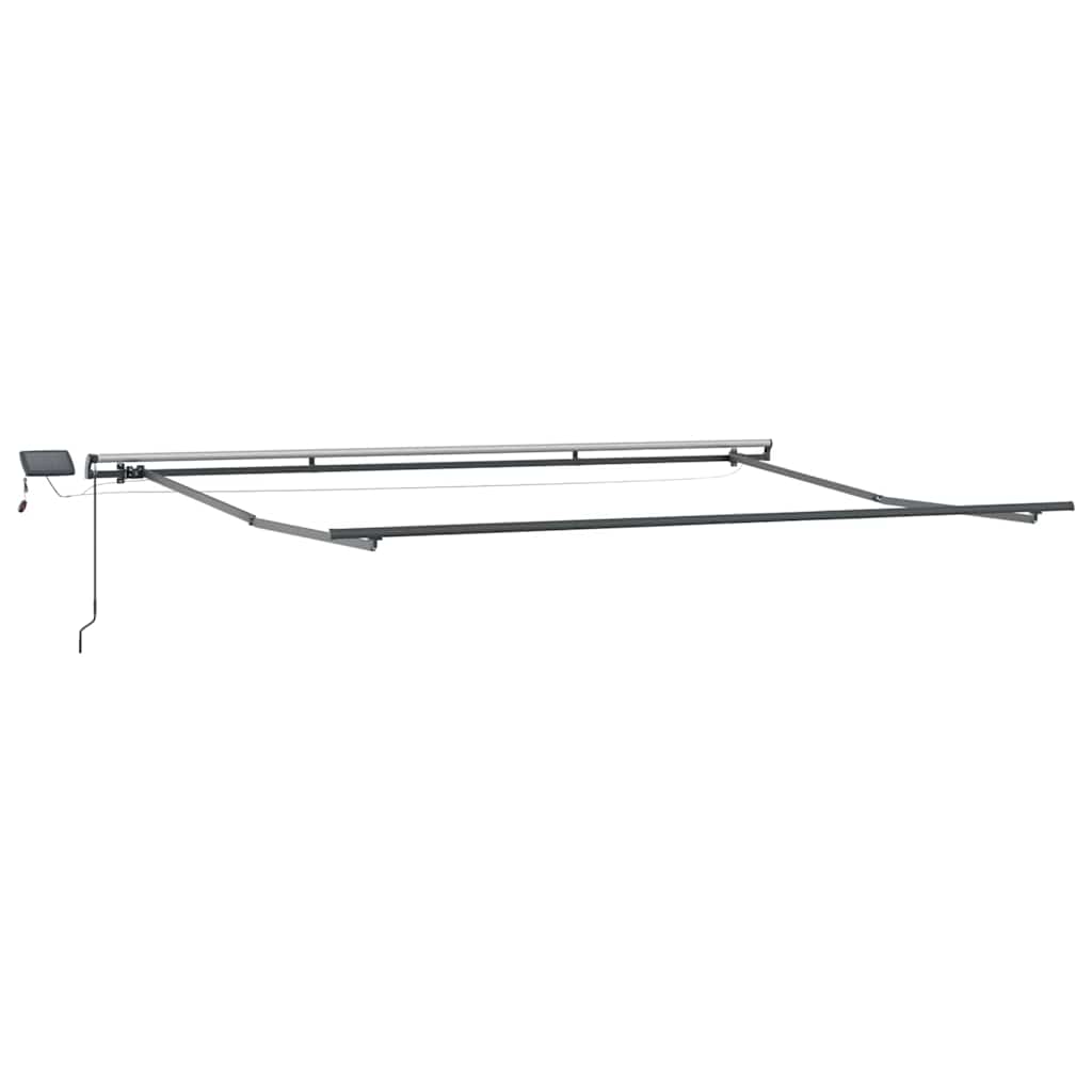 Povlačivi tende Svjetlosiva 400 × 300 cm Tkanina i Aluminij