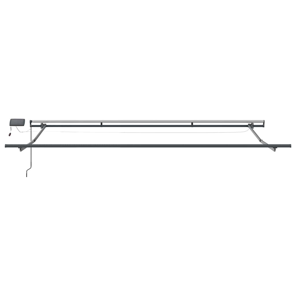 Povlačivi tende Svjetlosiva 400 × 300 cm Tkanina i Aluminij