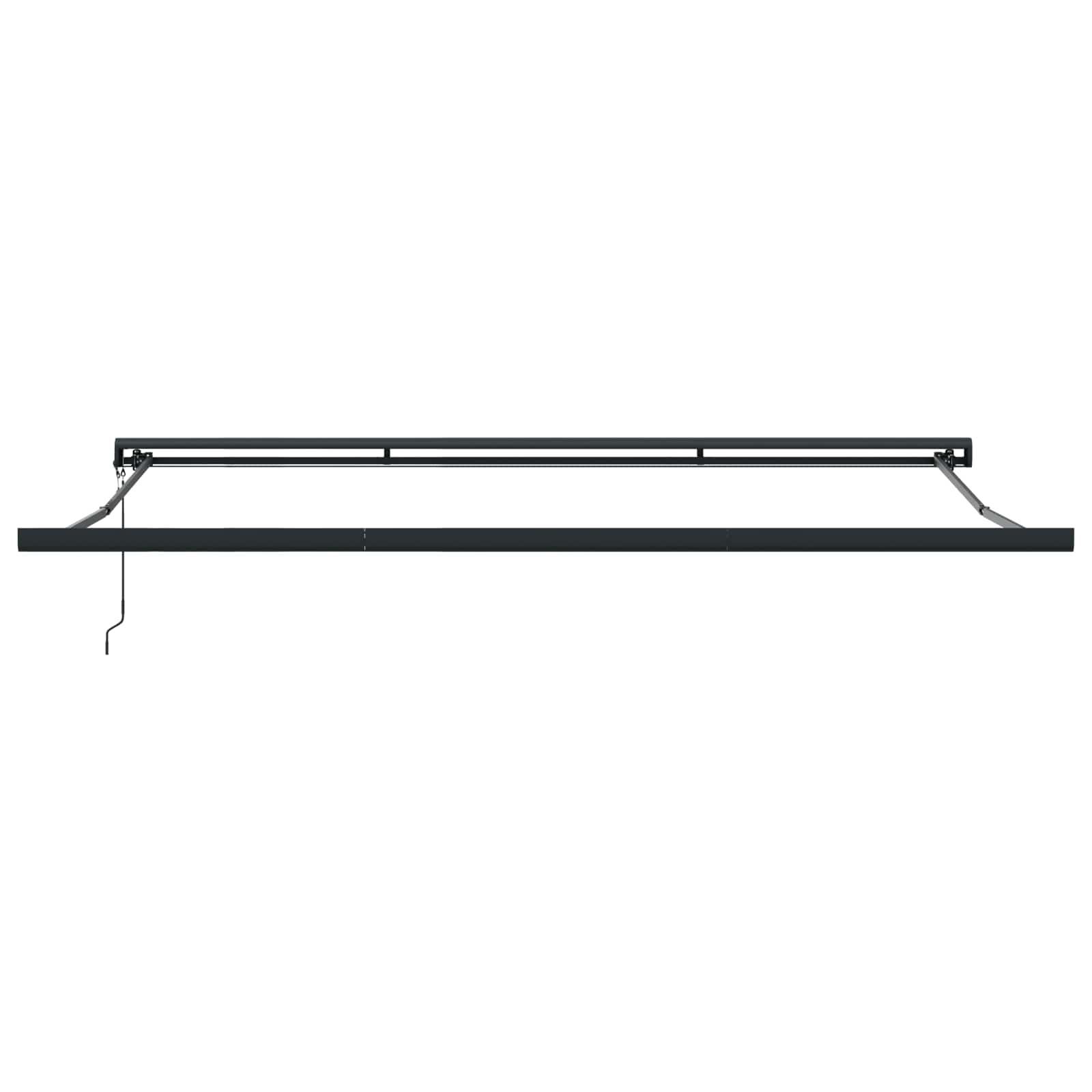 Povlačivi tende Svjetlosiva 400 × 300 cm Tkanina i Metal