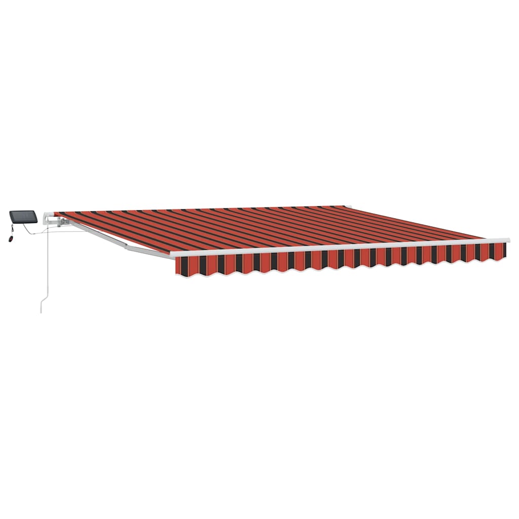 Povlačivi tende narančasta i smeđa 400 × 300 cm
