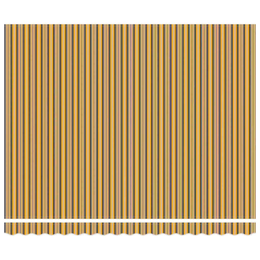 Povlačivi tende Šareni 400 × 350 cm Poliester i aluminij