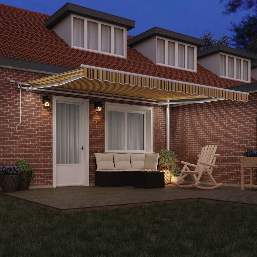 Tkanina za tende Šareni 450 × 350 cm Poliester