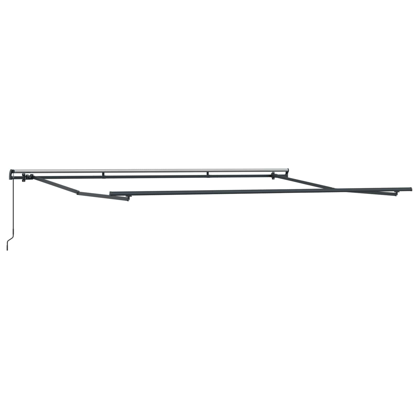 Povlačivi tende Šareni 450 × 350 cm Poliester i aluminij