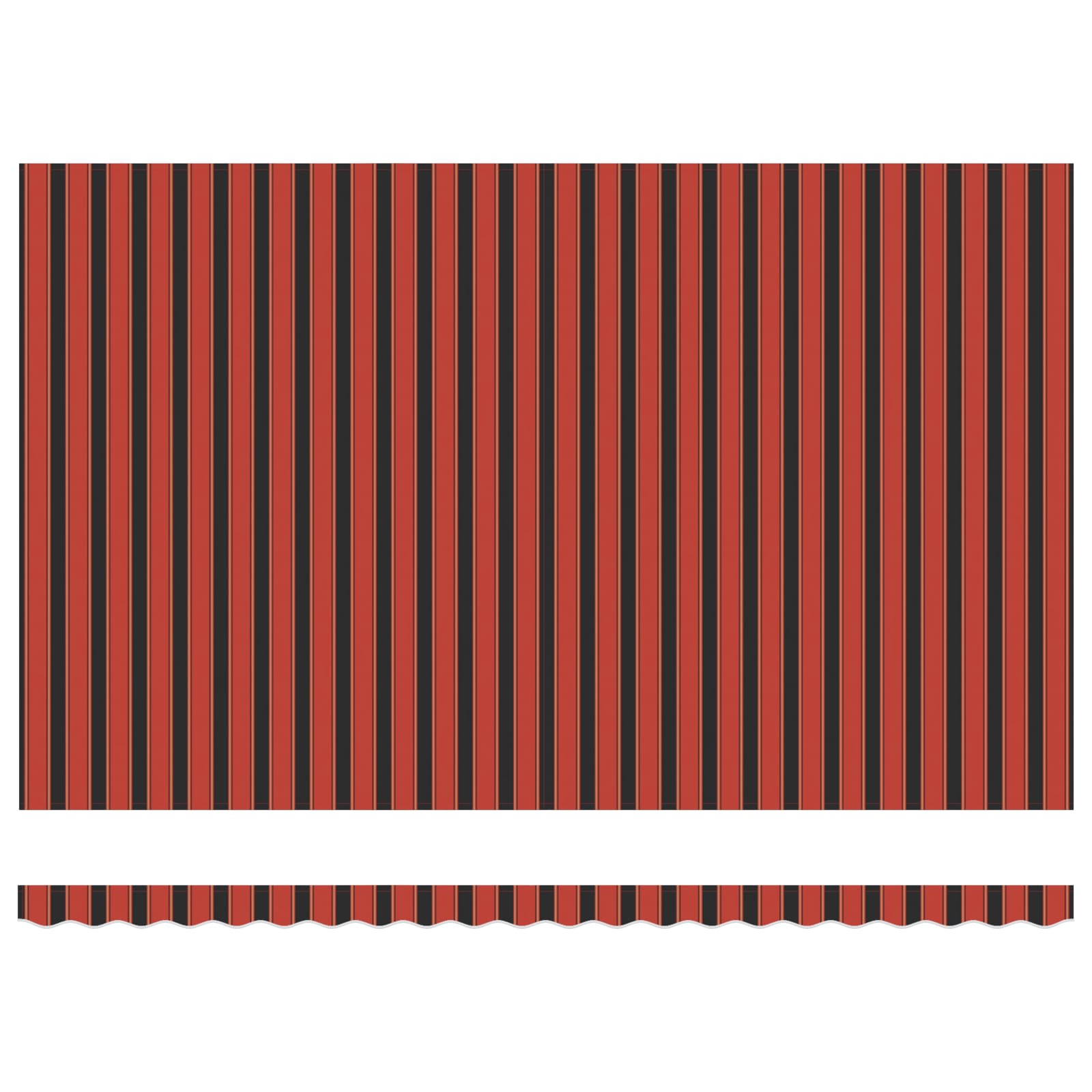 Povlačivi tende Crvena i Crna 500 × 300 cm Platno i Aluminij