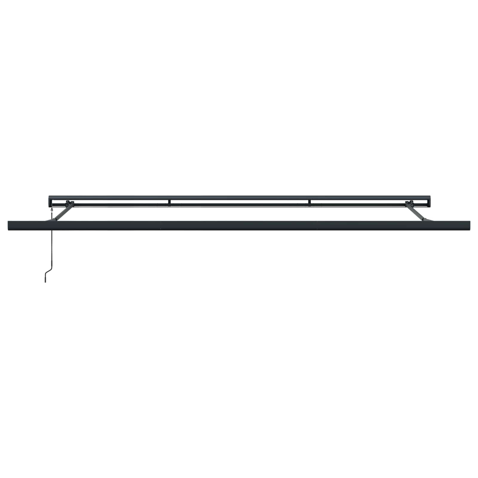 Povlačivi tende Šareni 500 × 300 cm Platno i Aluminij