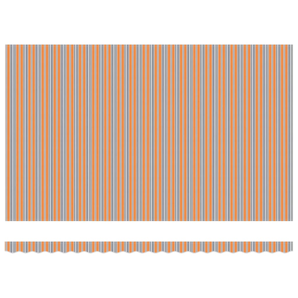 Povlačivi tende Šareni 500 × 350 cm Poliester i aluminij