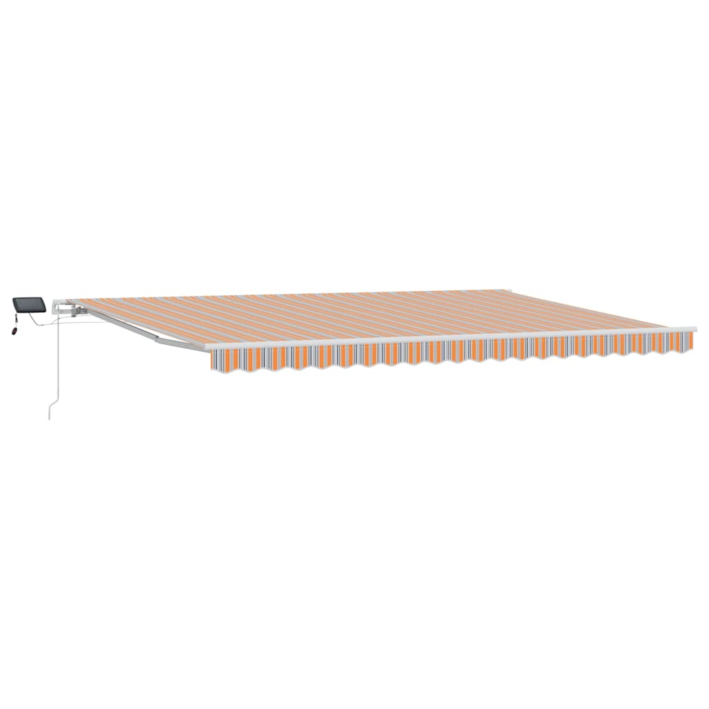 Povlačivi tende Šareni 500 × 350 cm Tkanina i Aluminij