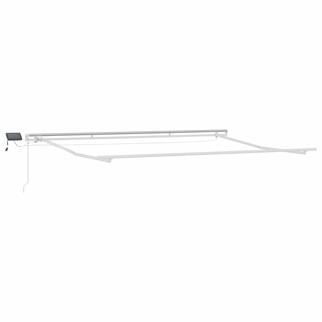 Povlačivi tende Šareni 500 × 350 cm Tkanina i Aluminij