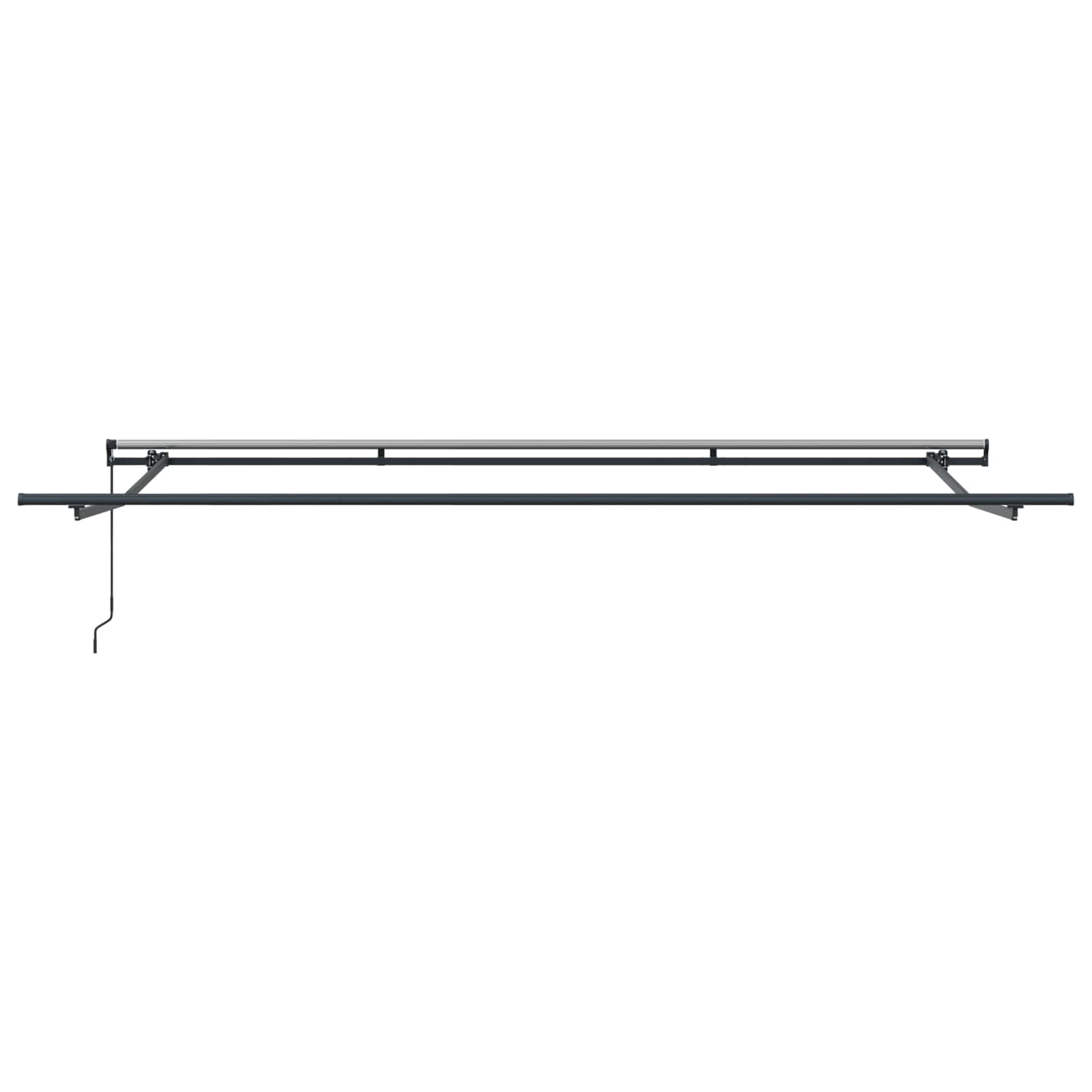 Povlačivi tende Šareni 500 × 350 cm Poliester i aluminij