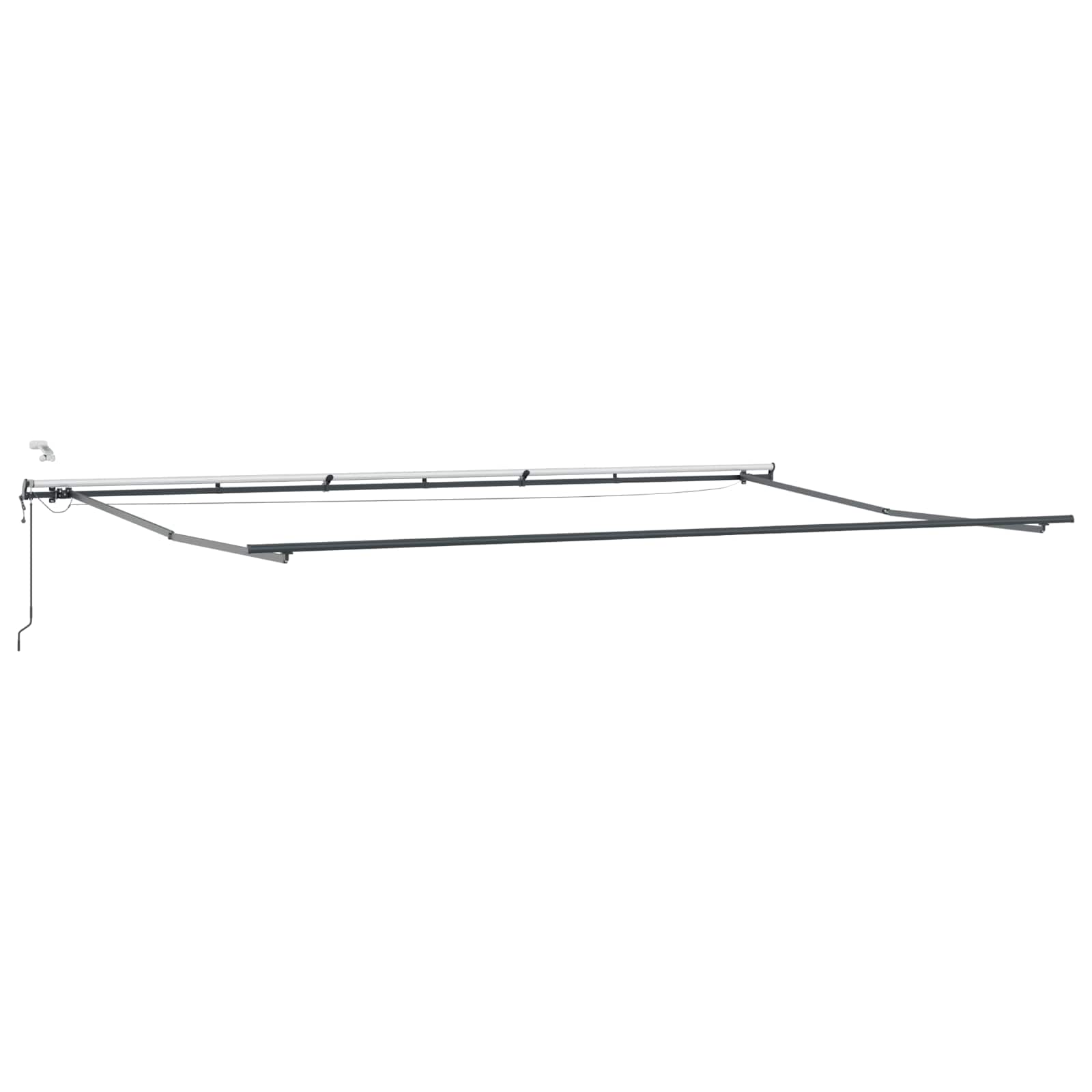 Tkanina za tende Žuta i narančasta 600 × 300 cm Poliester