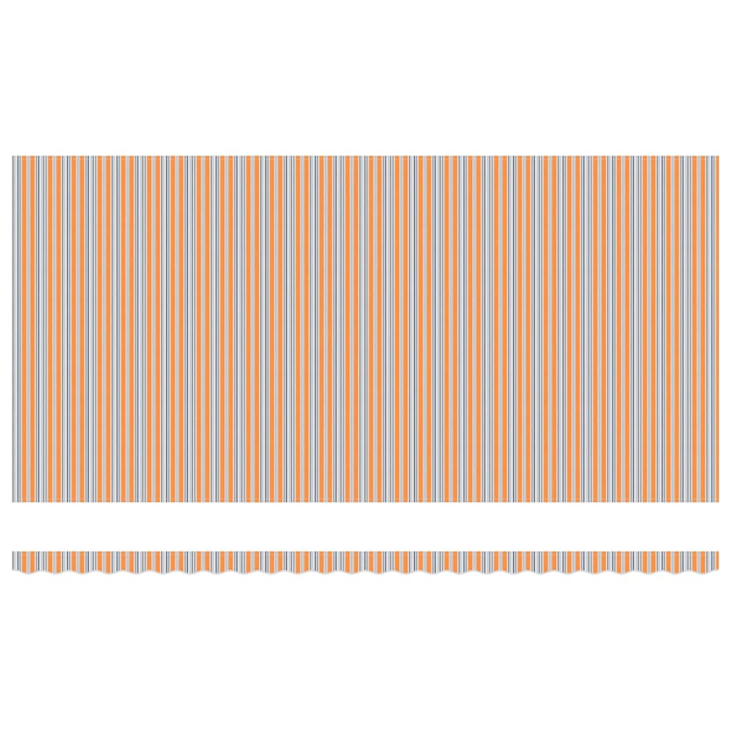 Povlačivi tende Šareni 600 × 300 cm Tkanina i Aluminij