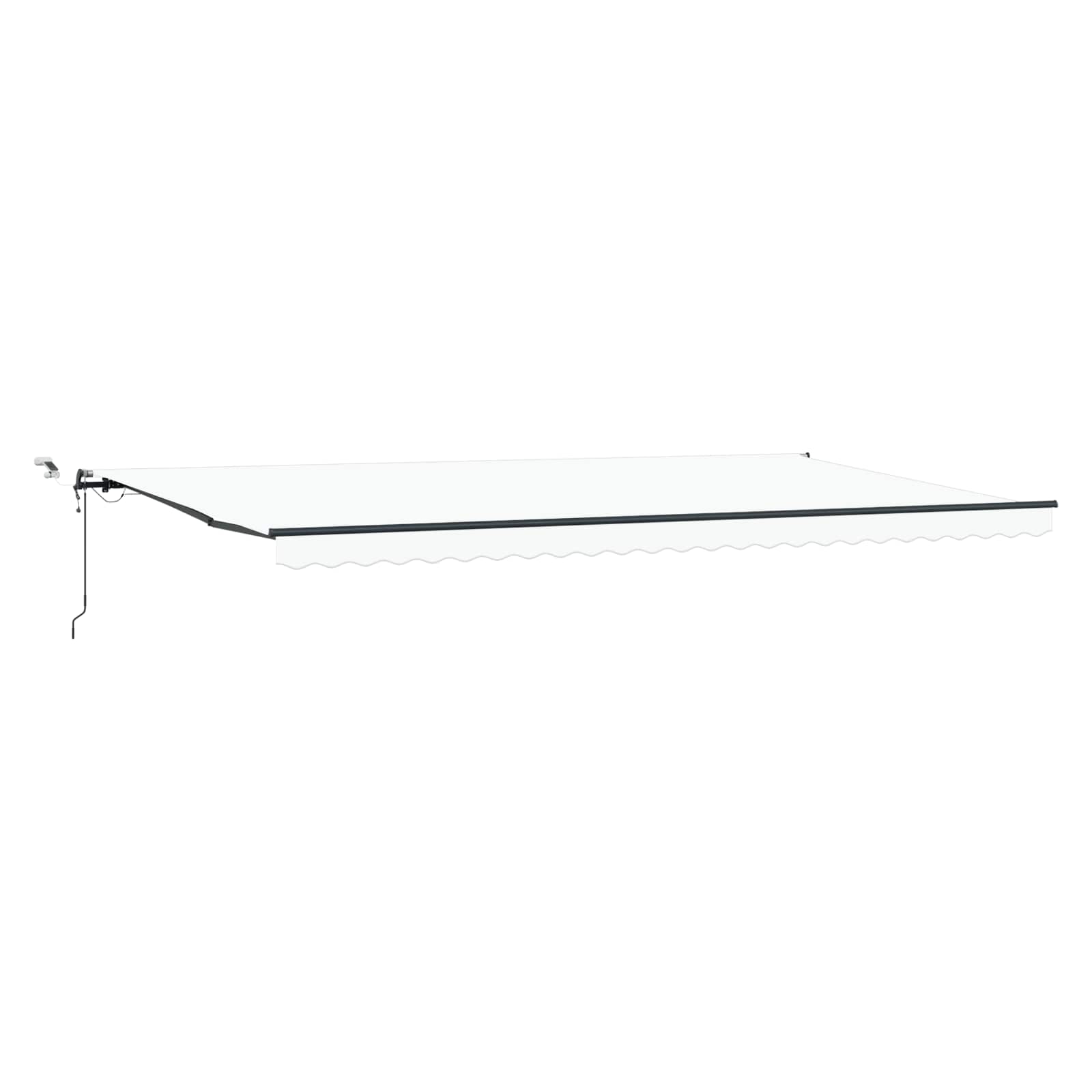 Tkanina za tende Bijela 600 × 300 cm Poliester