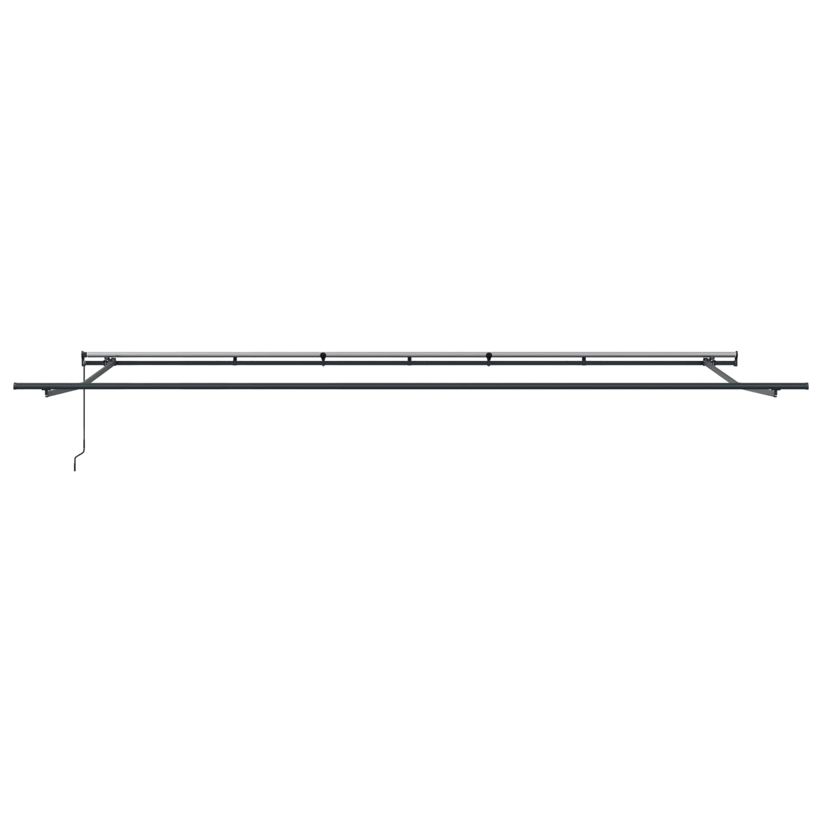 Povlačivi tende Šareni 600 × 350 cm Poliester i aluminij