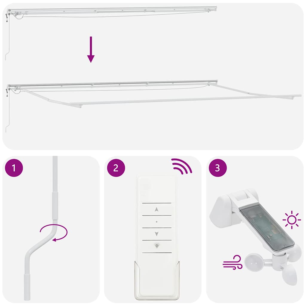 Tkanina za tende Šareni 600 × 350 cm Poliester
