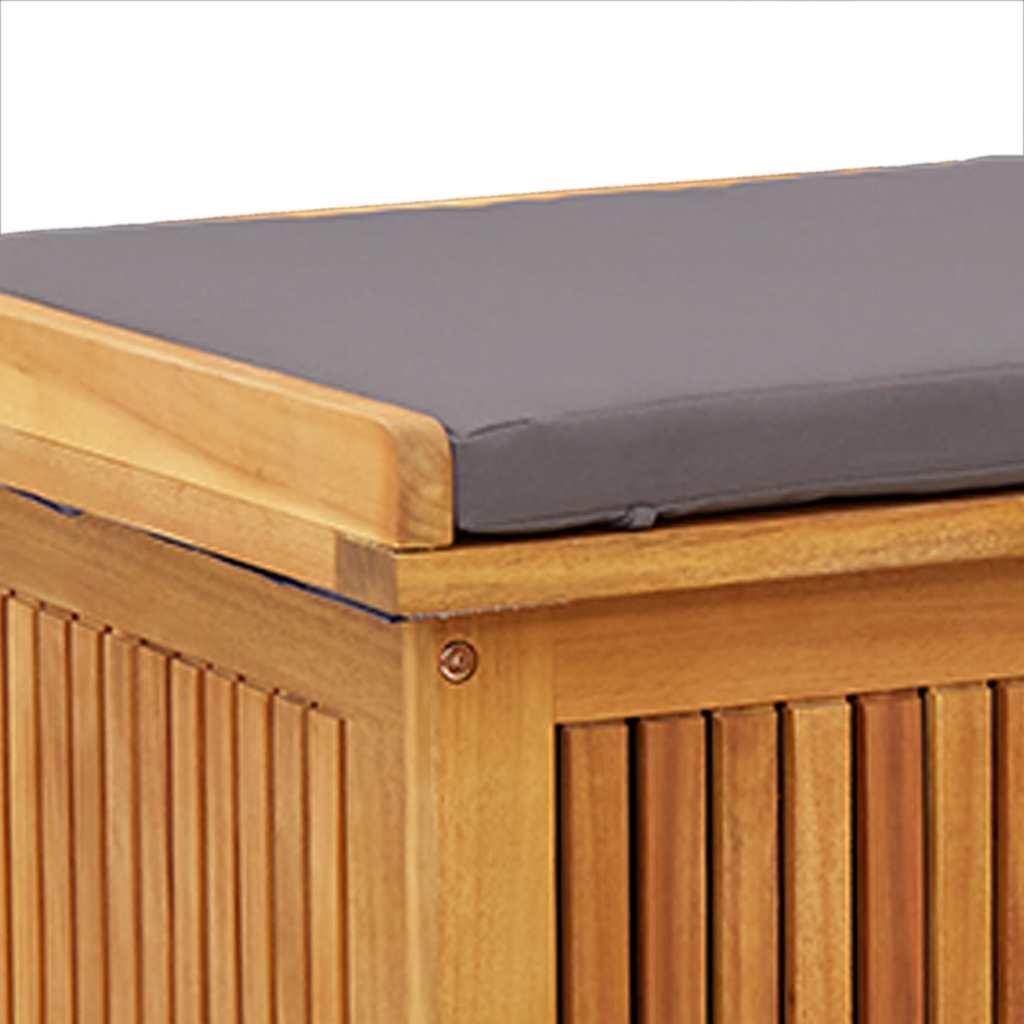 Vanjska kutija za jastuke 113x50x60,5 cm masivno drvo bagrema
