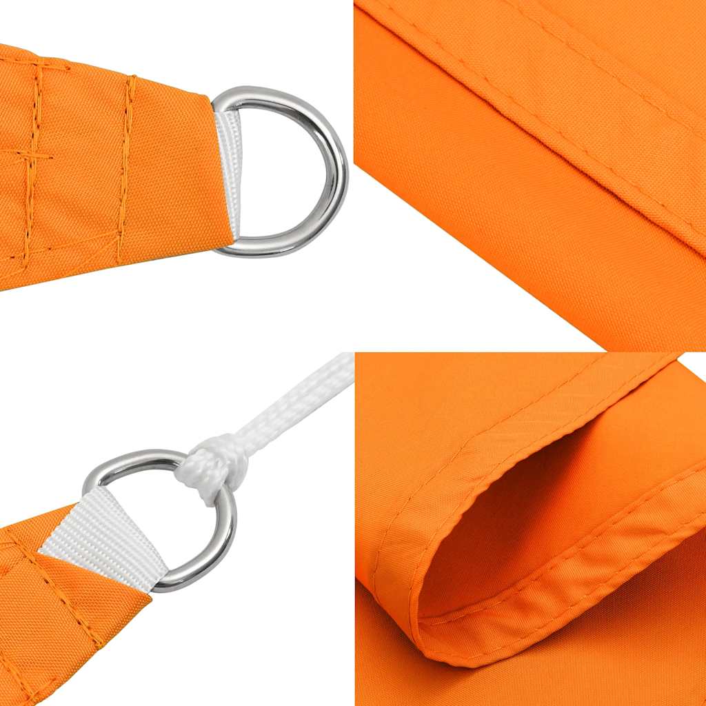 Sjenilo za sunce narančasto 7x5x5 m 100% poliester oxford