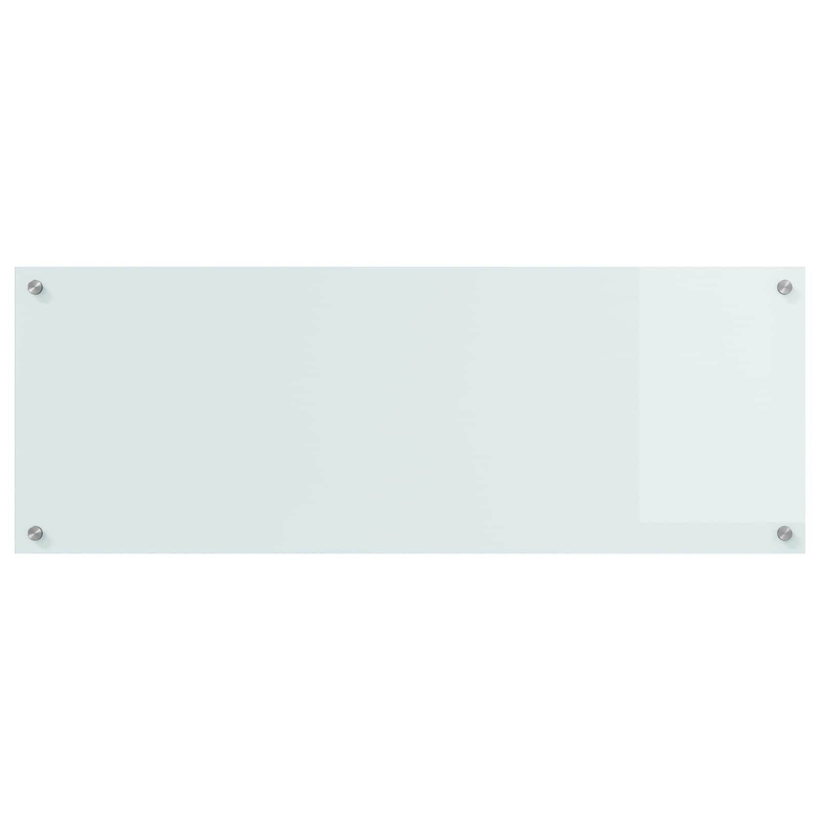 Kuhinjski zid Bijelo 110 x 40 cm Staklo otporno na udarce