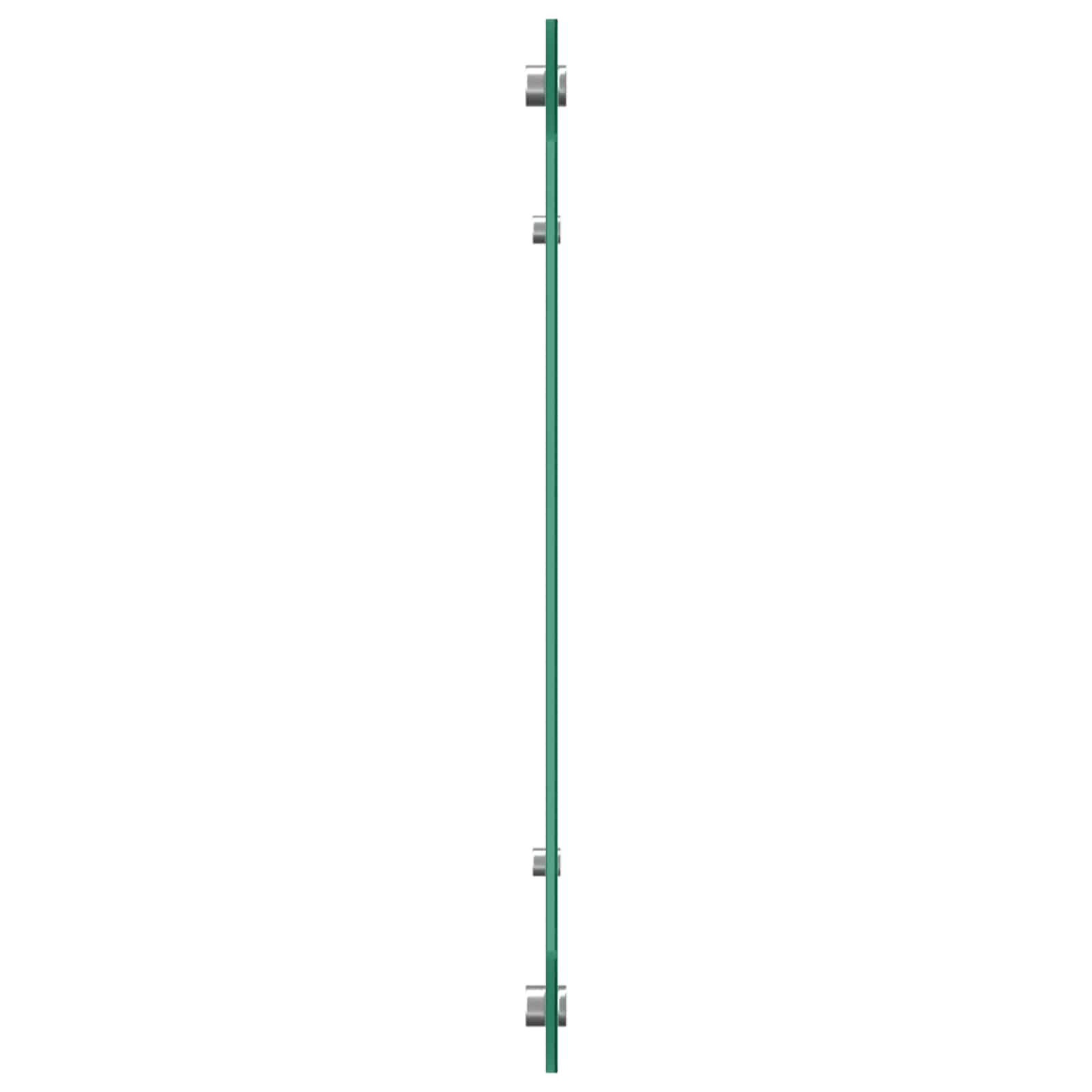 Kuhinjski zid Bijelo 110 x 40 cm Staklo otporno na udarce