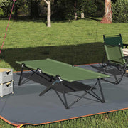 Sklopivi kamperski krevet Zelena 206 x 76 x 74 cm