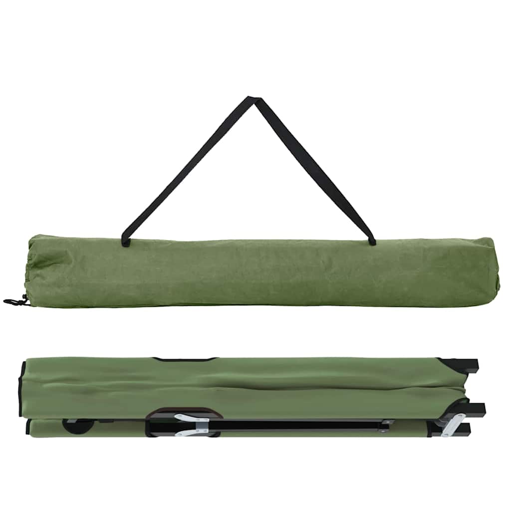 Sklopivi kamperski krevet Zelena 206 x 76 x 74 cm