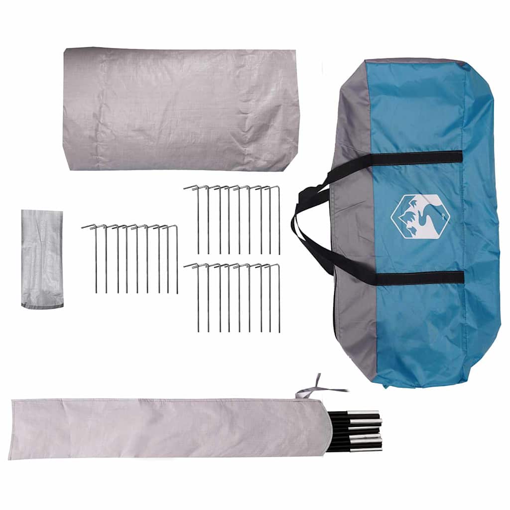 Šator Teepee za 5 osoba Plava i siva 415 x 415 x 247 cm