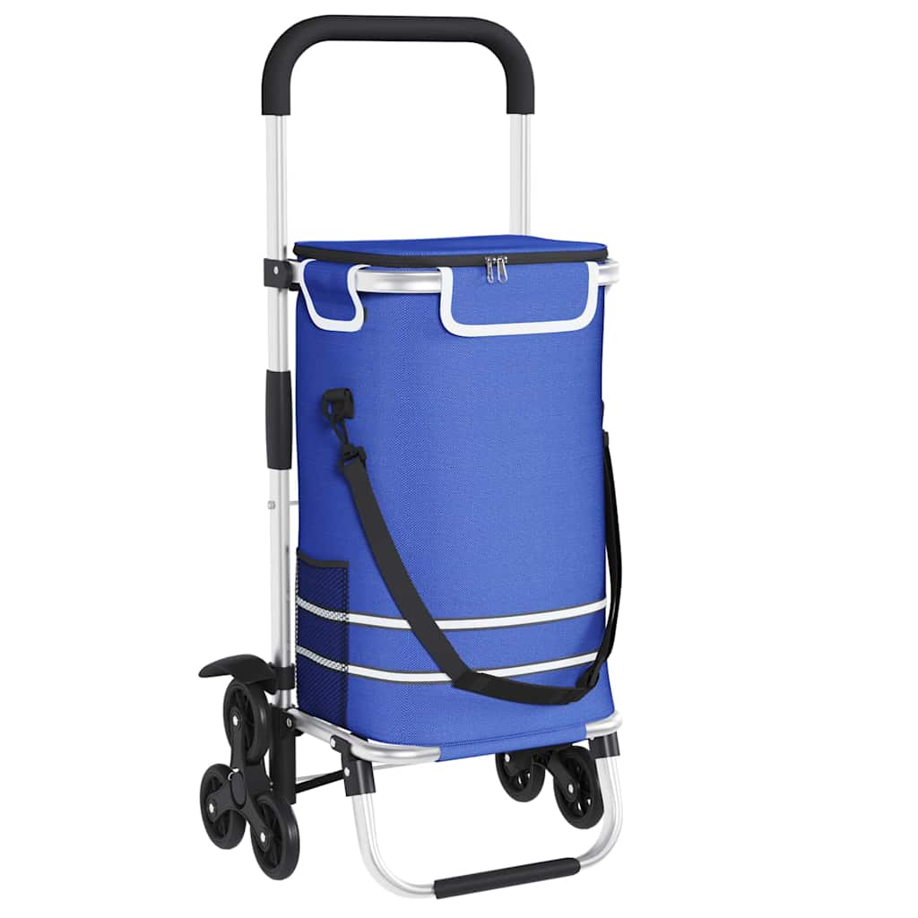Kolica za kupovinu Plava 47 x 39 x 100,5 cm Oxford tkanina