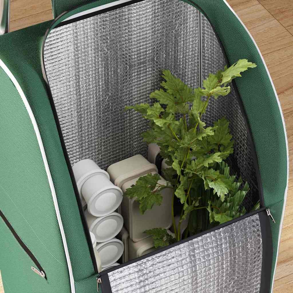Kolica za kupovinu Zelena 39,5 x 33 x 93 cm Oxford tkanina