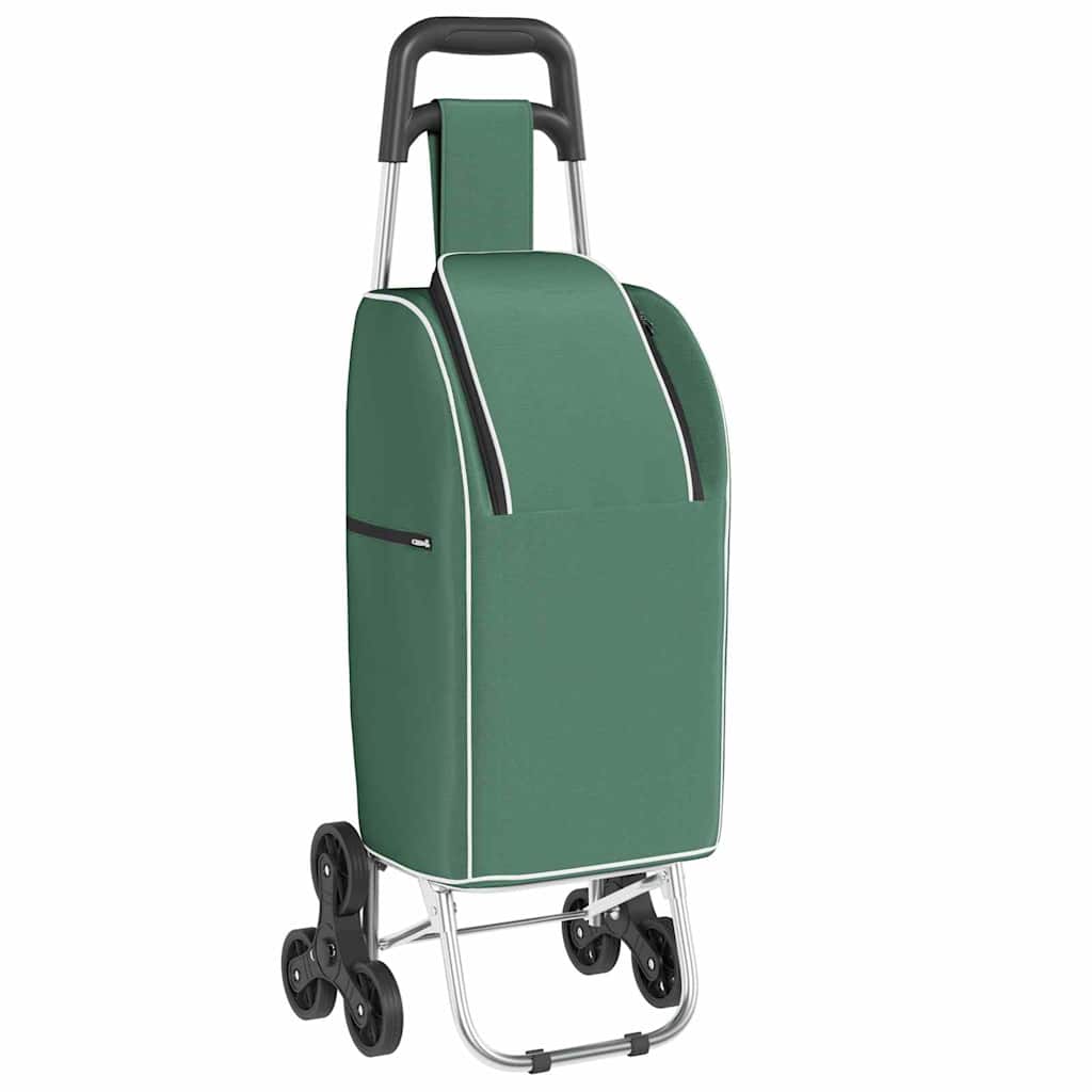 Kolica za kupovinu Zelena 39,5 x 33 x 93 cm Oxford tkanina